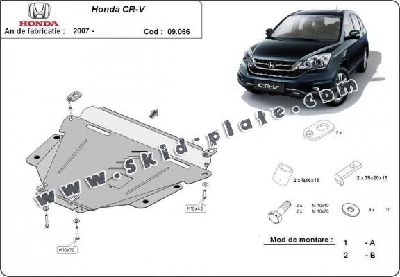 Steel skid plate for Honda CR-V Gen 3
