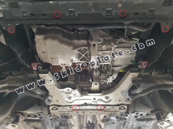 Steel skid plate for Mercedes Citan W415