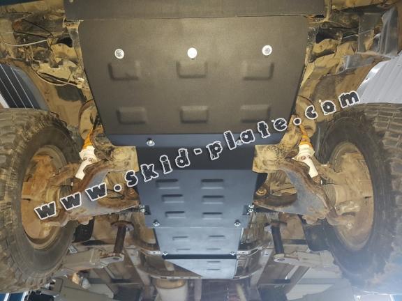 Steel skid plate for Toyota Land Cruiser J90 / J95
