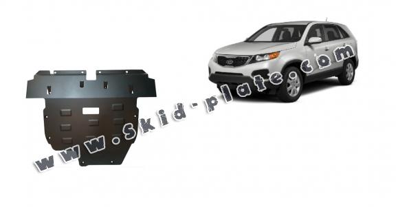 Steel skid plate for Kia Sorento XM (Pre-facelift)