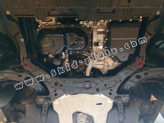 Steel skid plate for Mazda 3