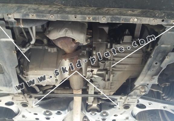Steel skid plate for Opel Combo D 