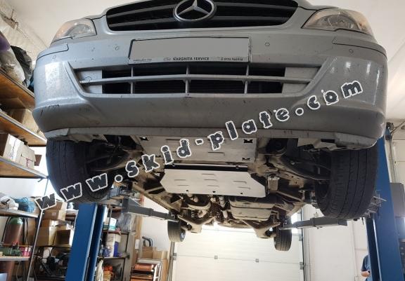 Steel skid plate for  Mercedes Vito W639 - 2.2 D 4x2, 4x4