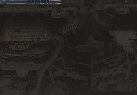 Steel manual gearbox skid plate Subaru XV