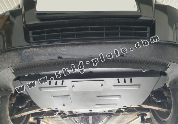 Steel skid plate for Volvo S40